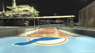 Night Race Tudor Street Drifting Track Dinoco McQueen Disney pixar cars by onegamesplus [upl. by Pernas]