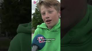 Jelte vroeg burgemeester om een skatepark  shorts [upl. by Ahsiemak300]