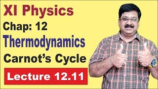 NCERT XI Physics Chap1211 Carnots Cycle Carnots Theorem Thermodynamics [upl. by Ezekiel]