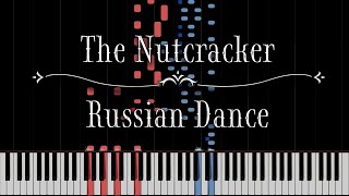 The Nutcracker  Russian DanceTrepak Tchaikovsky Piano Tutorial [upl. by Matronna722]