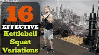 16 Effective Kettlebell Squat Variations [upl. by Aiem]