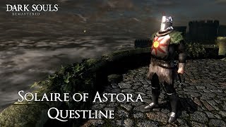 Dark Souls Remastered  Solaire of Astora Questline Both Endings [upl. by Aifos653]