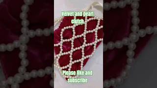 trend velvet pearls beautiful clutch viralshort relaxing music [upl. by Roma712]