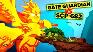 The Gate Guardian vs SCP682 Reaction [upl. by Nylyaj]