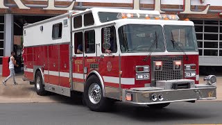 Trenton Fire Department Rescue 1 amp Engine 10 Responding [upl. by Aicital]