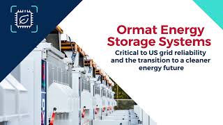 Ormat Energy Storage [upl. by Airekahs430]