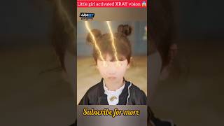 Little girl activated her xray vision😱 Chinese drama explained  shorts hindi explanation [upl. by Roseann]