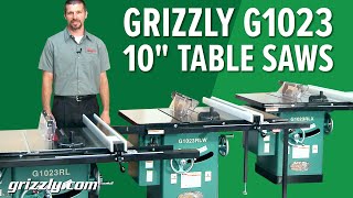 Grizzly G1023 Series 10quot Table Saws Which One is Best for You [upl. by Ahsienor472]