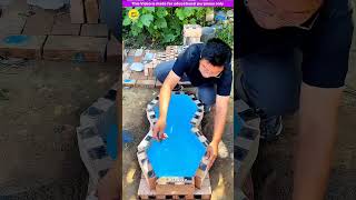 Amazing fish pool making 😍 viral Gadgets Smart Appliances Kitchen Utensils Home Inventions [upl. by Dumm792]