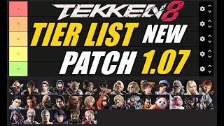 TEKKEN 8 TIER LIST Post Patch 107 September 24 [upl. by Cicily]