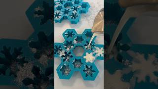 Christmas Ice In October ❄️☃️ asmr christmas icerestock satisfying icecube viral shorts fyp [upl. by Charmaine]