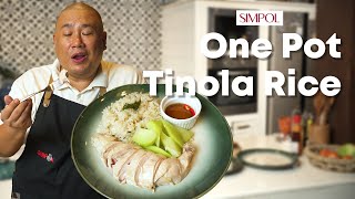 Filipino souprice OnePot Tinola Rice Recipe  Chef Tatung [upl. by Inami]