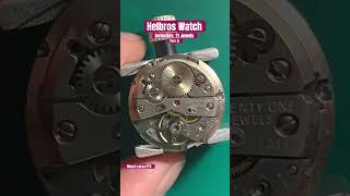 Helbros Watch Invincible 21 Jewels Part 6 watchmaking watch lofi watchrepair [upl. by Arimaj]