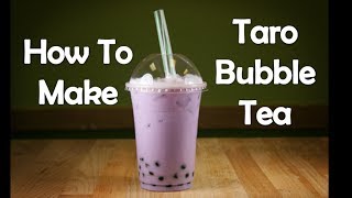 How To Make Taro Bubble Tea [upl. by Siduhey]