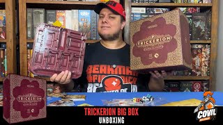 O que tem na Caixa Unboxing Trickerion Big Box [upl. by Dnalram717]