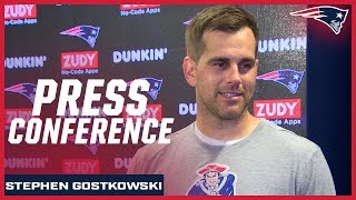 Stephen Gostkowski “I couldn’t be more excited to be here” [upl. by Naols]