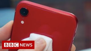 How to clean your smartphone safely  BBC News [upl. by Gerrit]