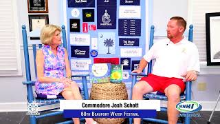 TALK OF THE TOWN  Commodore Josh Schott 68th Beaufort Water Festival July 1221 2024  WHHITV [upl. by Selimah]