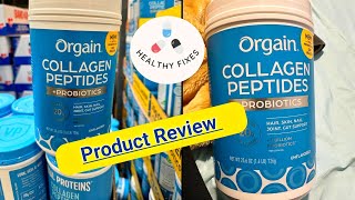 Orgain Collagen Peptides Probiotics Review  Orgain Collagen vs Vital Proteins Collagen [upl. by Nyvets214]