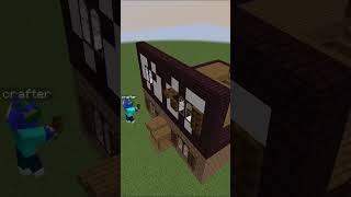 Fachwerkhaushalftimbered house Speedbuild 3  shorts house old minecraft minecraftshorts [upl. by Atazroglam360]