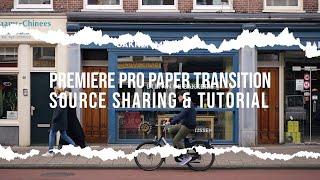 ⭐️PremierePro페이퍼트랜지션소스공유amp튜토리얼PremierPro Paper Transition Source Sharing amp Tutorial⭐️ [upl. by Lulu306]