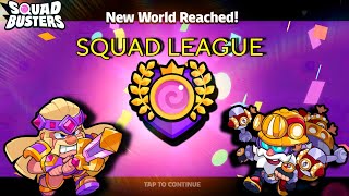 FINALLY WE ARE IN SQUAD LEAGUE 💪🤩❤️️ squadbuster newupdate newevent supercell rankpush [upl. by Ateloiv]