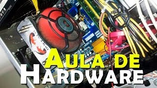 Como desmontar  montar um computador  Aula de Hardware  Informática Intermediário [upl. by Jegger972]