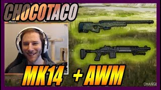 CHOCOTACO AWM  MK14 SOLO GAME  PUBG  OCTOBER 3 2018 [upl. by Raffo]