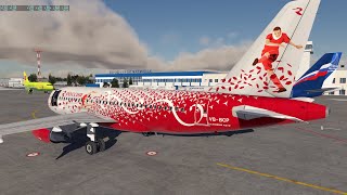 Летим Мурманск  Пулково ULMMULLI IVAO  XPlane 11  Toliss A319 [upl. by Schaffer499]