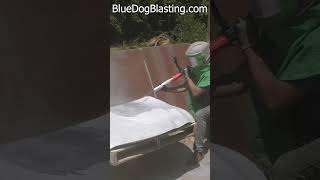 Will it WARP  Sandblasting Hood  Dry Blasting 90 PSI [upl. by Drooff]