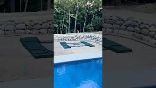 Poolside InGround Trampoline [upl. by Pacificas]