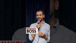 Naughty Boss Roasted By Vikas Kush Sharma  Crowd Work Stand Up Comedy standupcomedy shorts [upl. by Yesor]