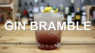 Gin Bramble Gin Cocktail Recipe [upl. by Macmahon]