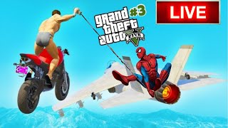 GTA 5 RAGNOLL LIVE STREAM SPIDERMAN IRONMAN FREEFIRE live gta freefire [upl. by Iruyas]