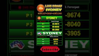 DATA SDY  PENGELUARAN SDY  LIVE DRAW SYDNEY  LIVE DRAW SDY HARI INI  BOCORAN RUMUS PREDIKSI SDY [upl. by Blau]