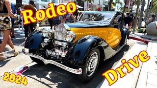 Rodeo Drive Concours dElegance 2024 Car Show Beverly Hills California [upl. by Annekim]