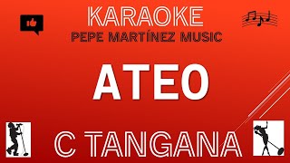 Ateo C Tangana Karaoke [upl. by Siuluj]