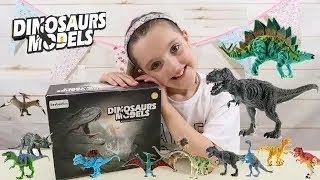 UNBOXING DINOSAURS MODEL SET [upl. by Suirtemed630]