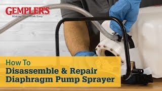 How to Disassemble Repair and Maintain a Solo Diaphragm Pump Backpack Sprayer  Tips from Gemplers [upl. by Geneva894]