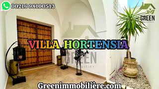 Luxury house Hammamet  VILLA « HORTENSIA » green immobiliere [upl. by Gombosi]