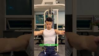 Chest press machine motivation chest exercises 💕 [upl. by Ankeny]