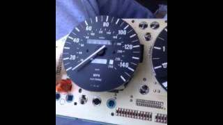 BMW E30 Guide  How to manually calibrate your speedometer [upl. by Anaynek]