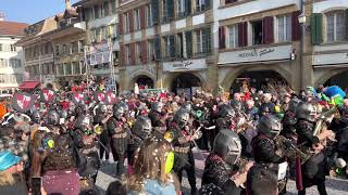 Les Pampanas  Fastnacht Murten 2023  Umzug am Sonntag beide Runden [upl. by Hagerman]