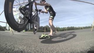 London Duathlon  Run to Bike transition [upl. by Hyland]