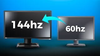 60HZ VS 144HZ ¿SE NOTA LA DIFERENCIA JUGANDO CSGO [upl. by Astraea]