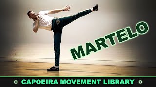 Martelo  CAPOEIRA MOVEMENT LIBRARY [upl. by Lucey]