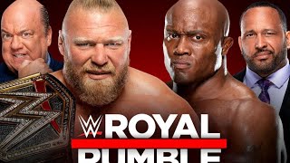 Brock Lesnar vs Bobby Lashley WWE Championship at WWE Royal Rumble 2022 Full Match [upl. by Nois]