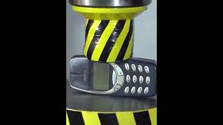 Nokia 3310 Vs Hydraulic Press 💀 nokia edit shorts [upl. by Golda]