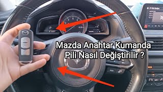 Mazda 3 Kumanda pili Nasıl Değiştirilir [upl. by Eggleston99]