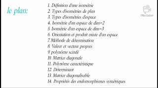 Endomorphismes dun espace vectoriel euclidien partie 2 [upl. by Aruat]